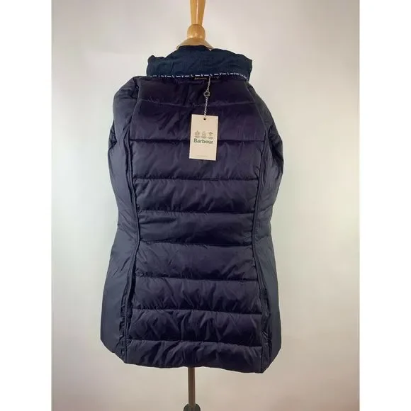 Barbour Goldfinch Blue Quilted Womans Jacket - Picture 9 of 13